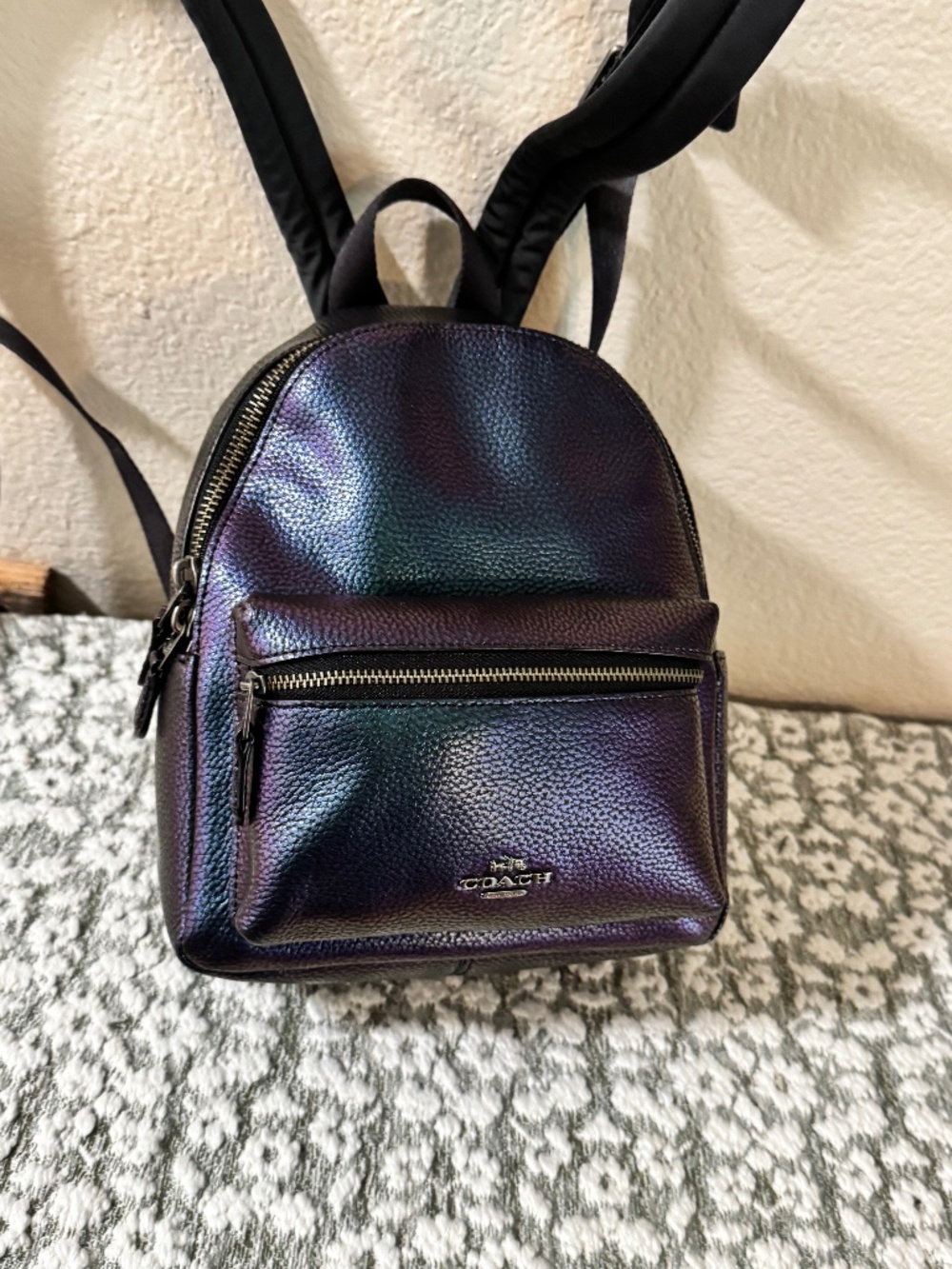 Coach Hologram Mini Backpack